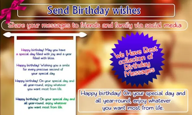 Birthday Greeting Cards Maker android App screenshot 4